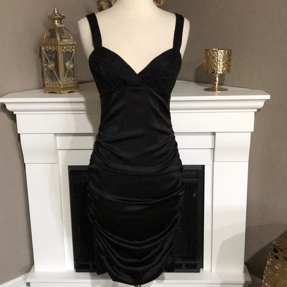 Betsey Johnson Dresses & Skirts - Betsey Johnson Black Silk and Lace Evening Dress